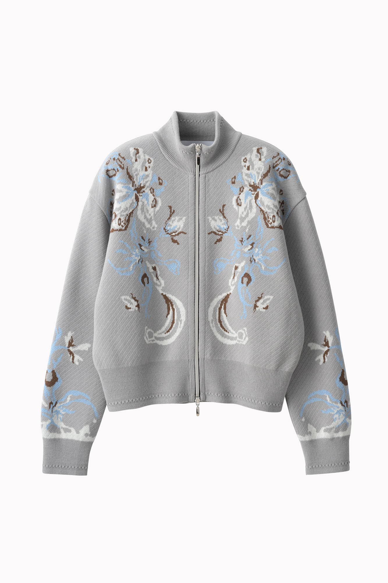 Trillium knit cardigan (Gray)