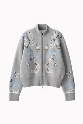Trillium knit cardigan (Gray)