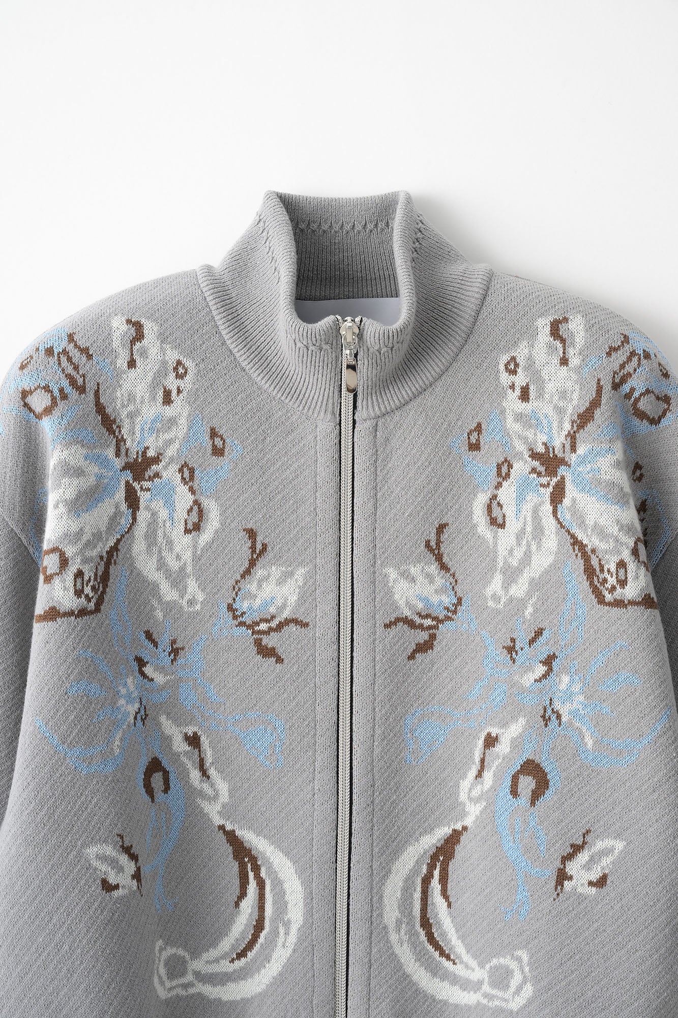 Trillium knit cardigan (Gray)