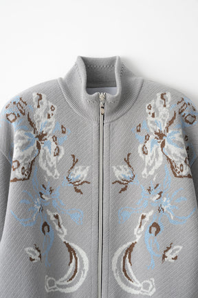 Trillium knit cardigan (Gray)