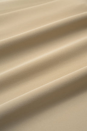 Gathered sleeve military coat (Beige)