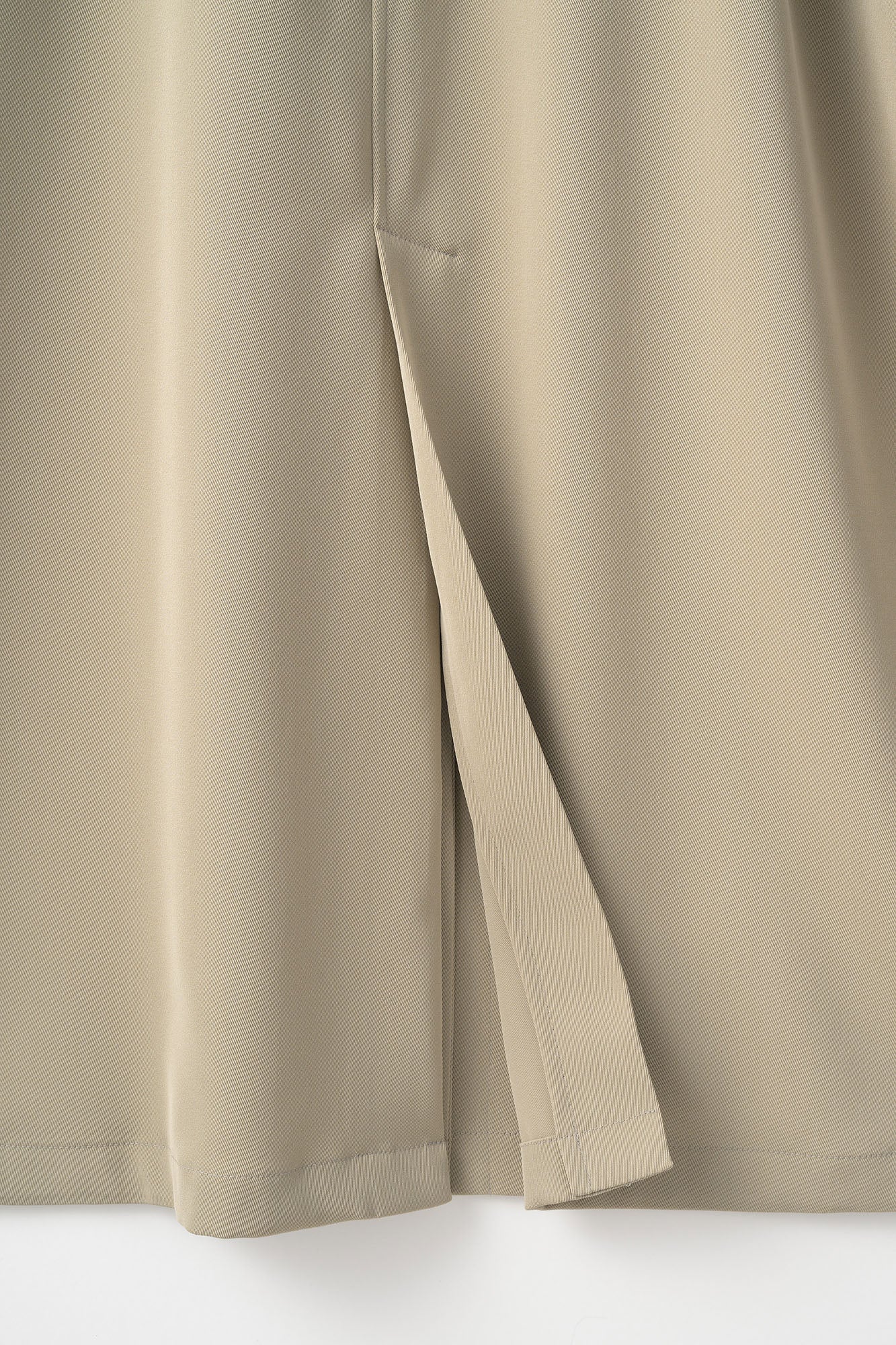 Gathered sleeve military coat (Smoked khaki)