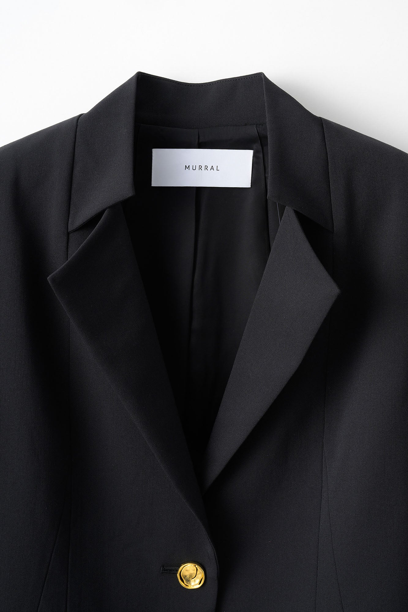 Slit sleeve lace jacket (Black)