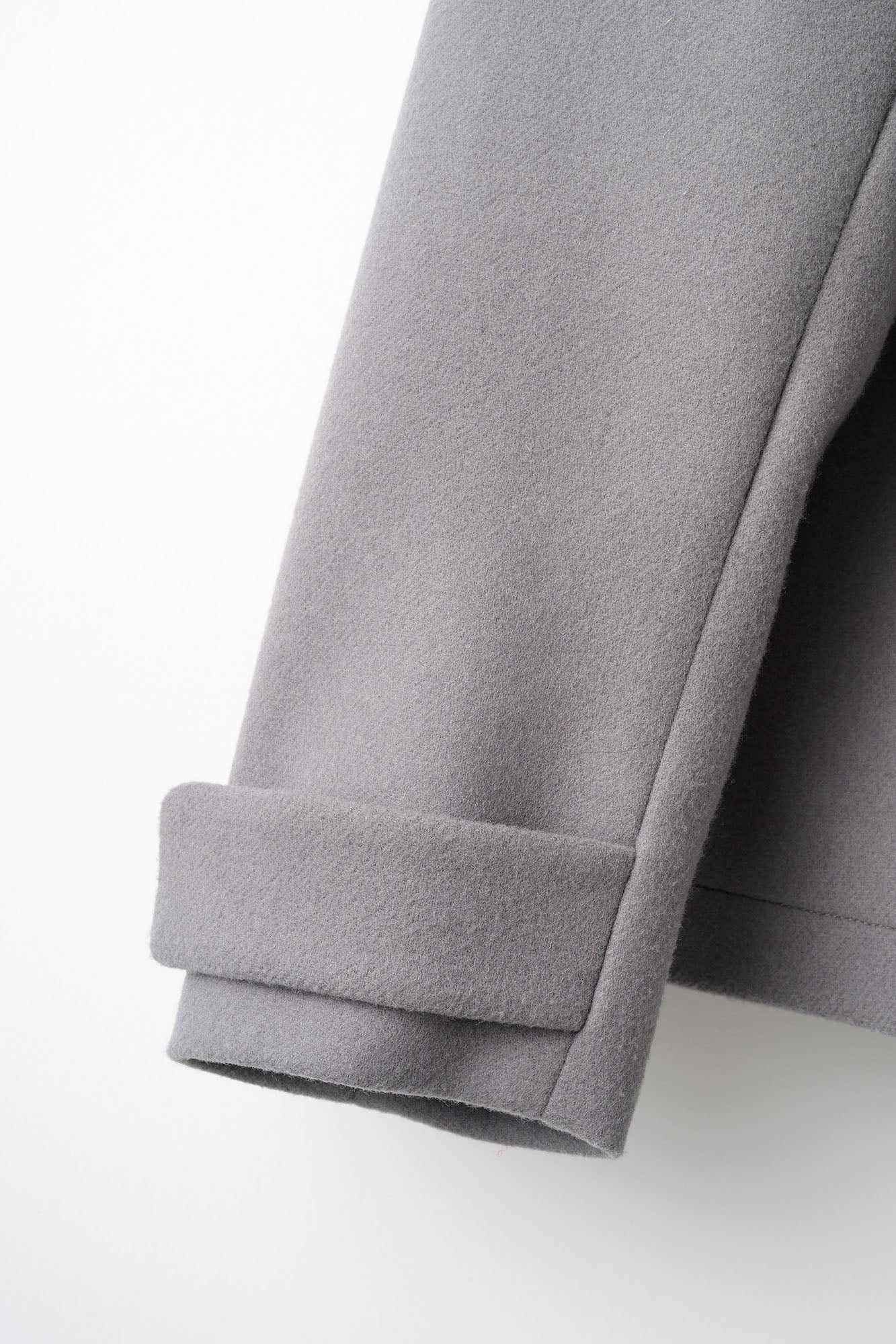 Trillium embroidered wool coat (Gray)