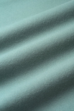 Trillium embroidered wool coat (Green)