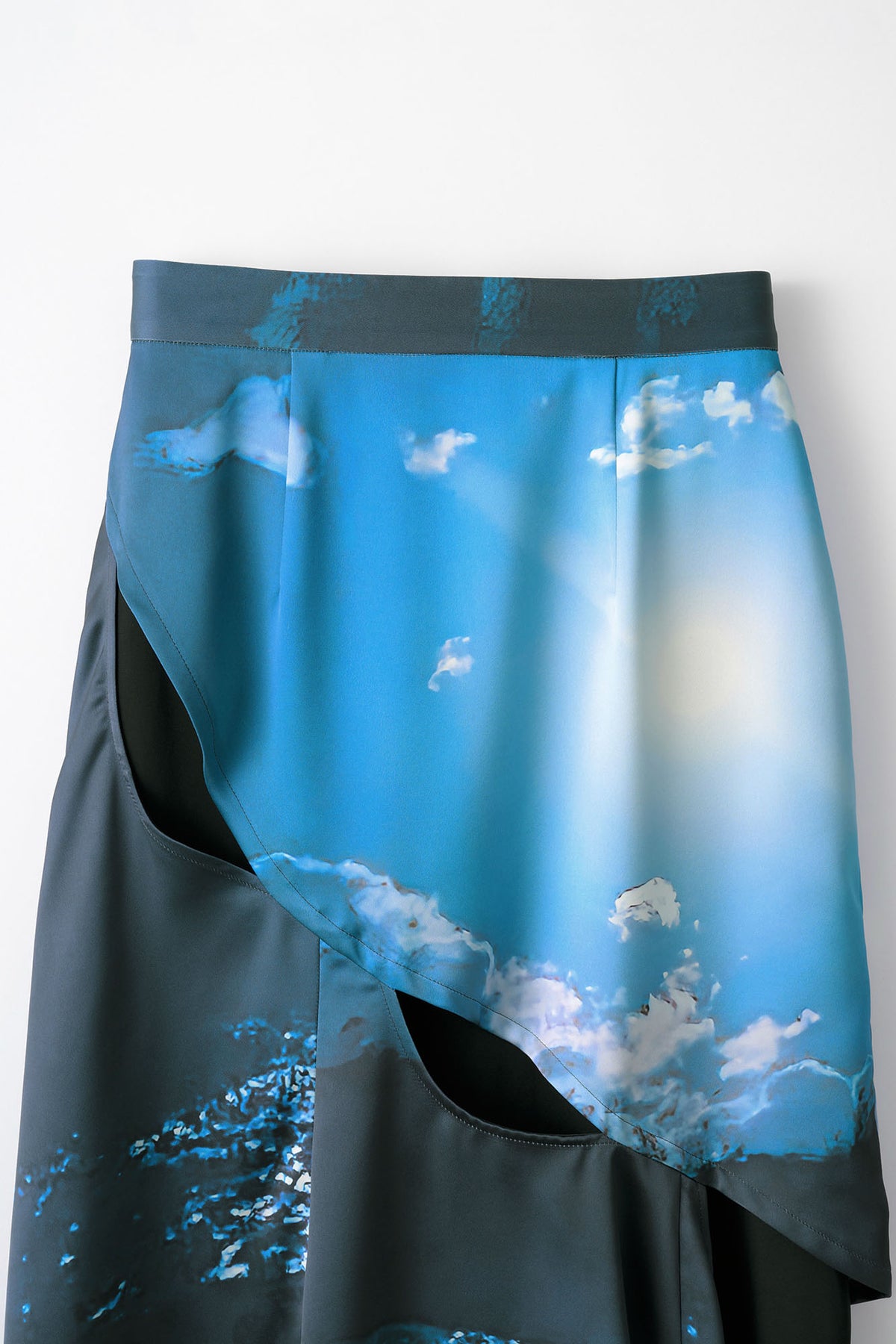 Moon road skirt (Blue)