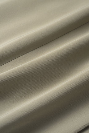 Patchwork embroidered slacks (Smoked khaki)