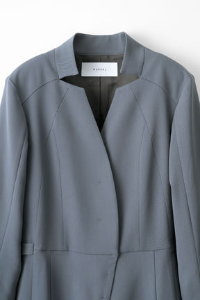 Slit sleeve lace jumpsuit (Blue)