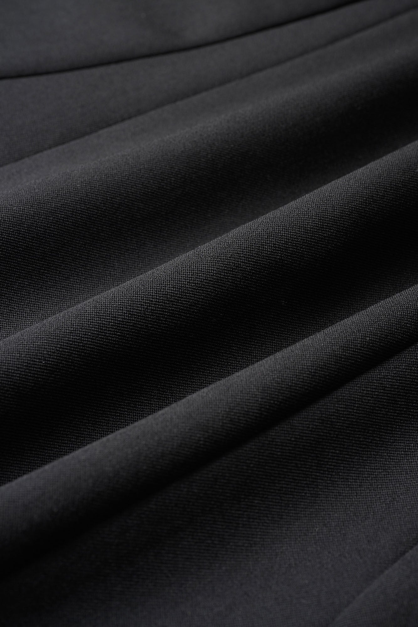 Twist sleeve mini dress (Black)