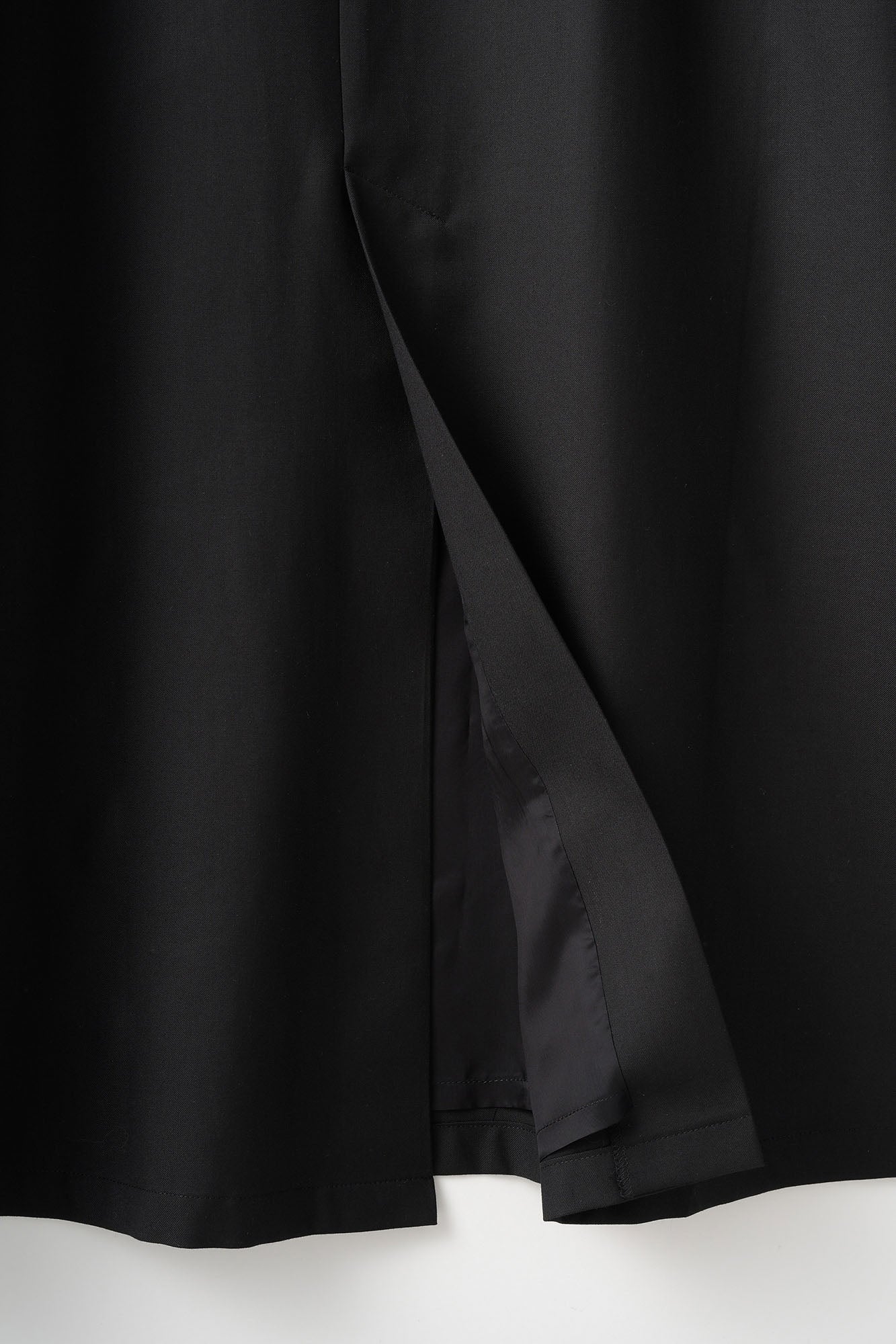 Cape belt dress (Black)