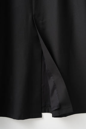 Cape belt dress (Black)