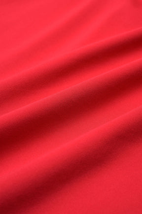 Twist jersey dress (Red)