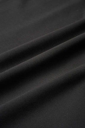 Twist jersey dress (Black)