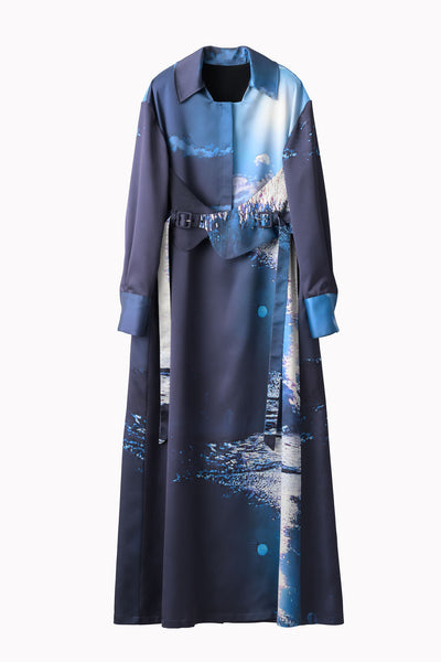 Moon road dress (Blue)