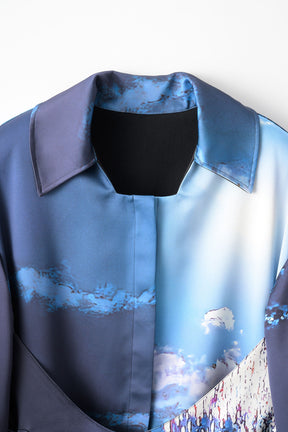 Moon road dress (Blue)