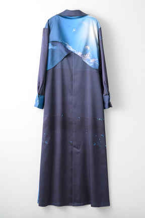 Moon road dress (Blue)