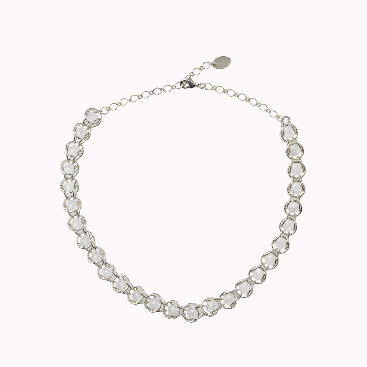 Chain mail necklace