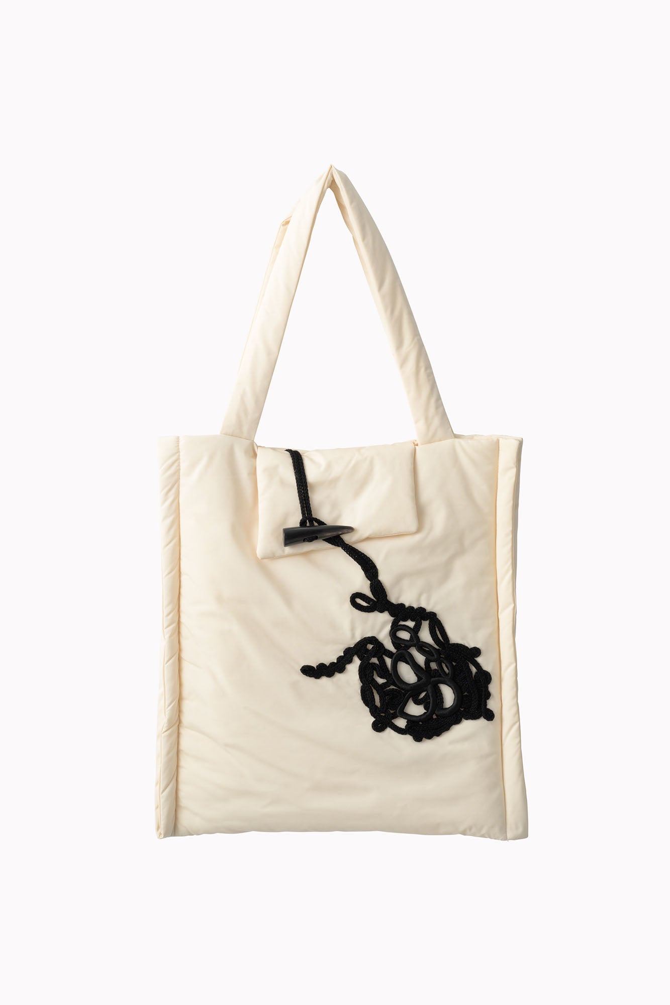 Trillium embroidered bag (Ivory)