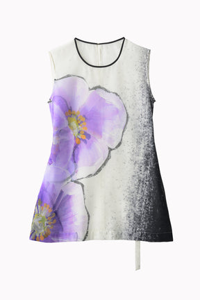 "Poppy" drawing tops (Ivory)