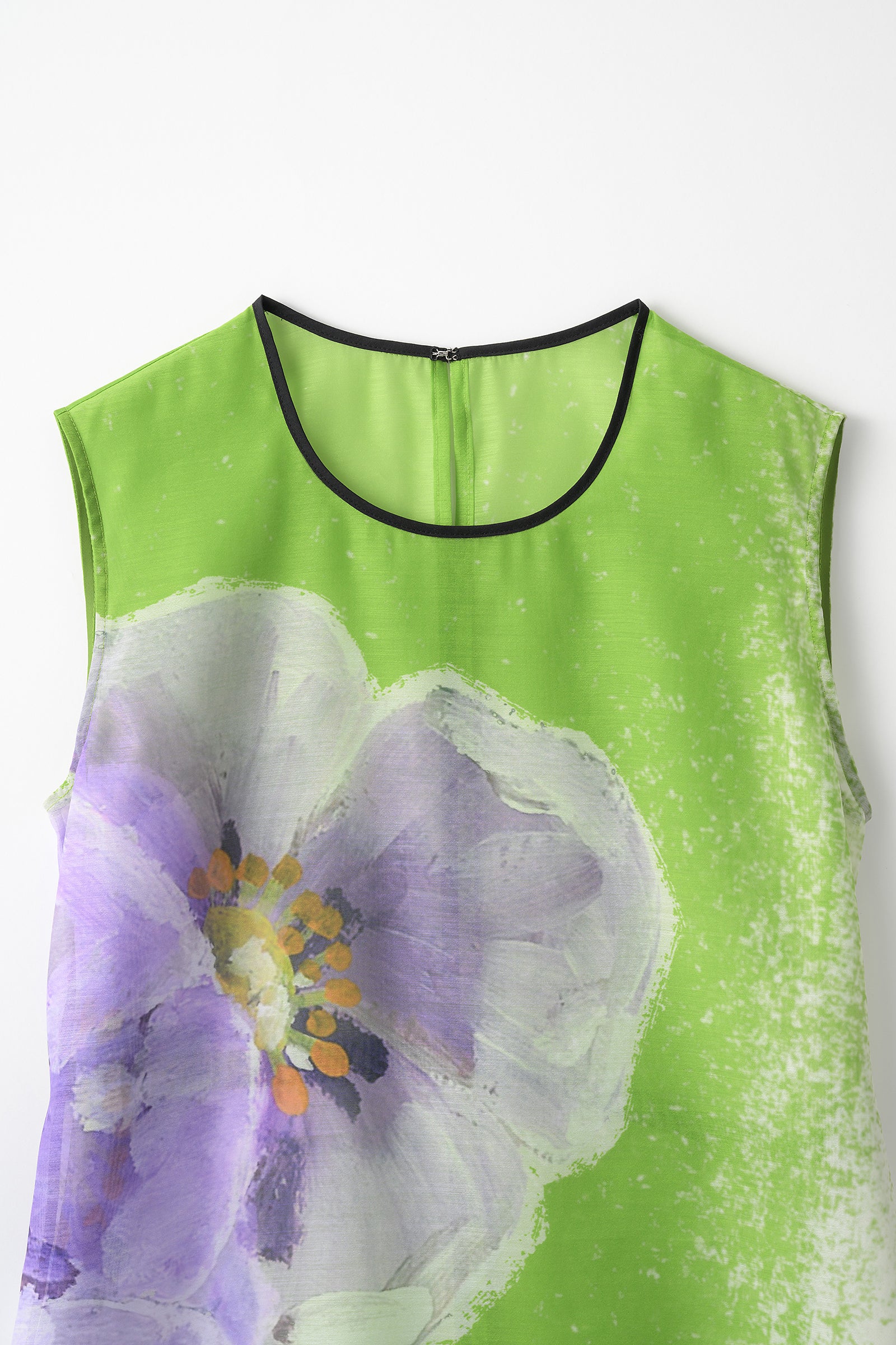 "Poppy" drawing tops (Light green)