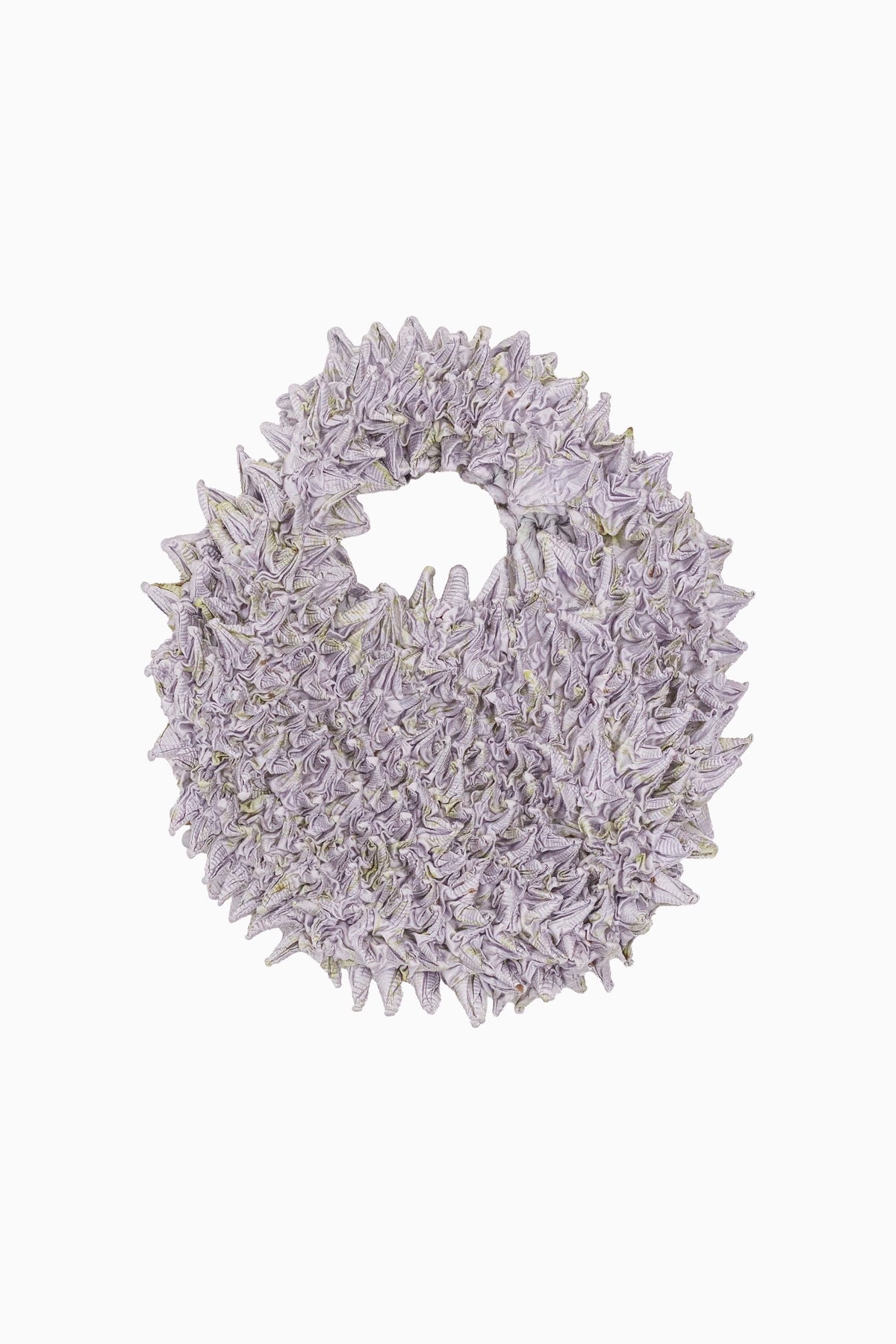 Camouflage flower pointy mini bag (Lavender)