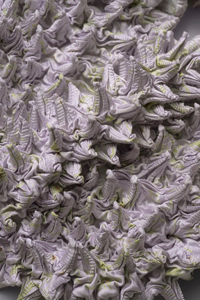 Camouflage flower pointy mini bag (Lavender)