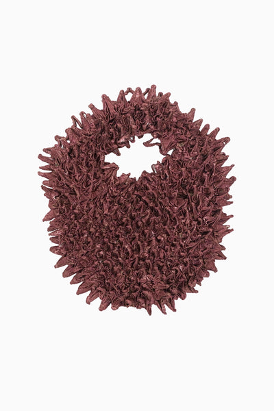 Camouflage flower pointy mini bag (Bordeaux)