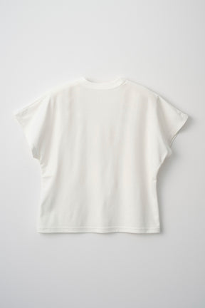 Flutter patchwork embroidered tops (White)