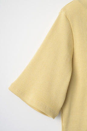 Ivy halfsleeve tops (Yellow)