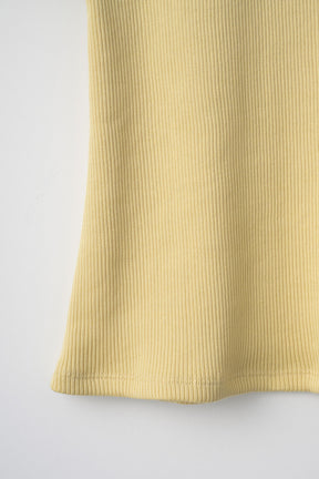 Ivy halfsleeve tops (Yellow)
