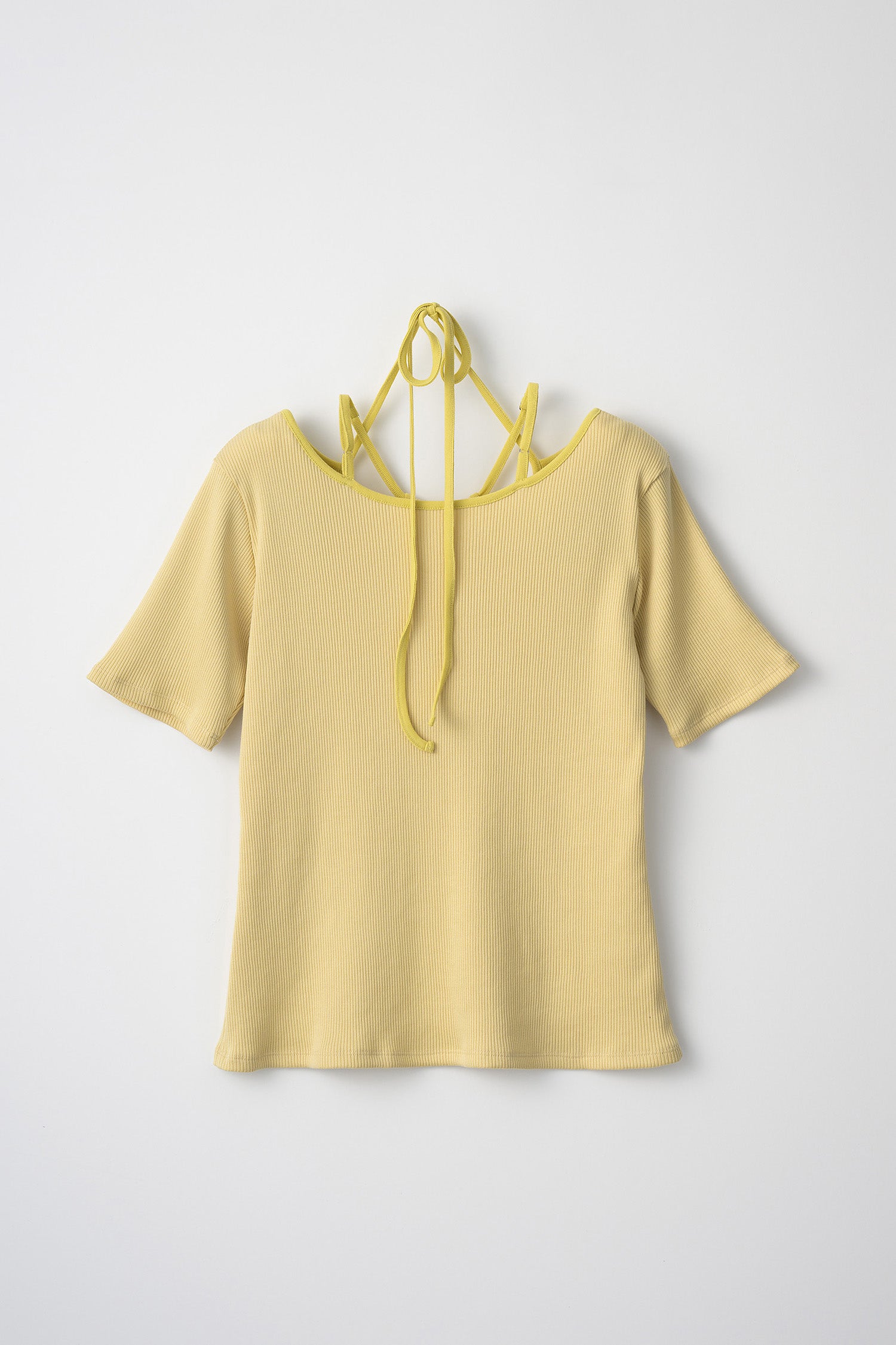 Ivy halfsleeve tops (Yellow)
