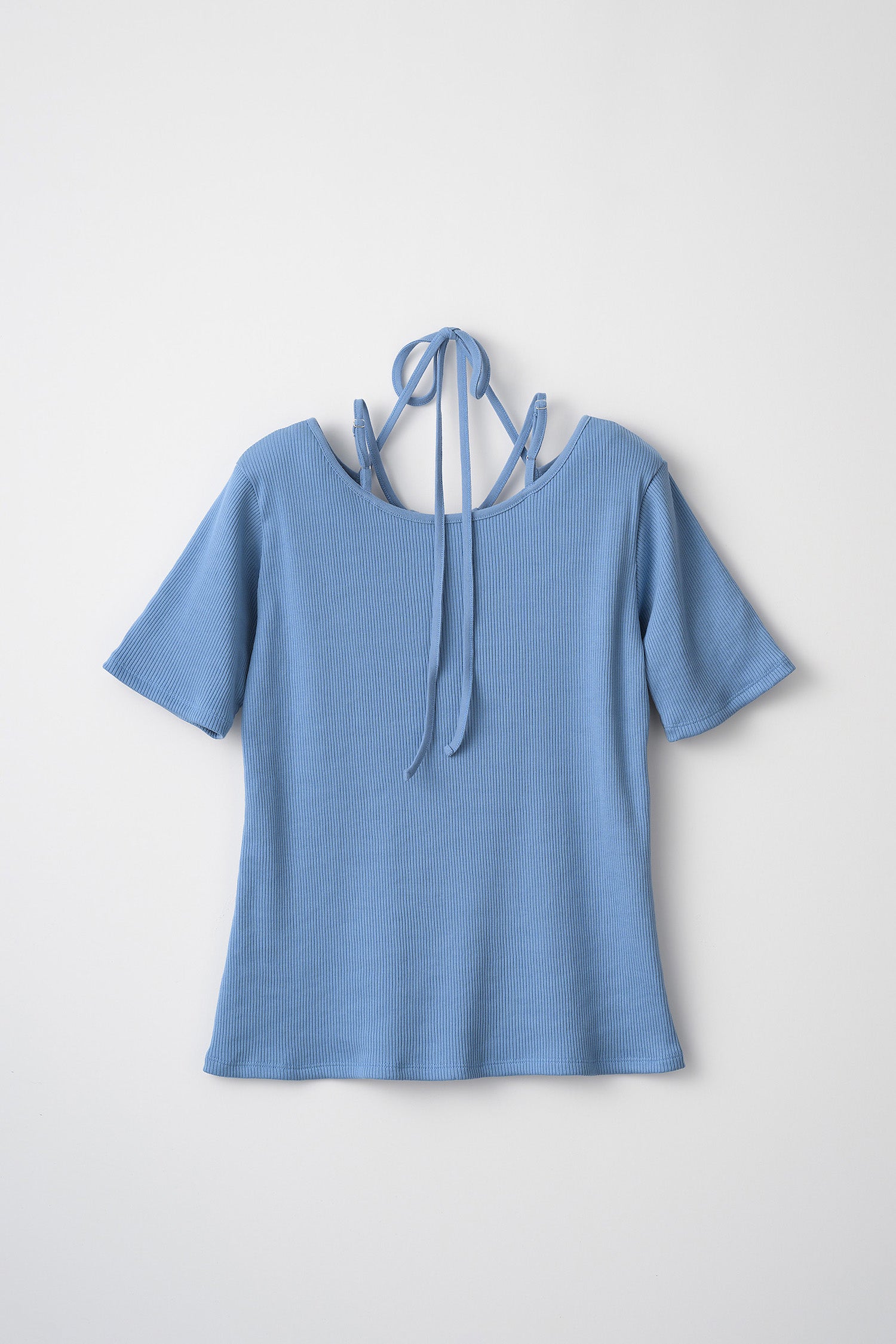 Ivy halfsleeve tops (Light blue)