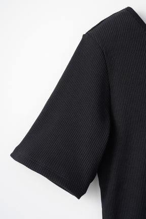 Ivy halfsleeve tops (Black)
