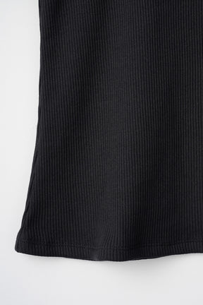 Ivy halfsleeve tops (Black)