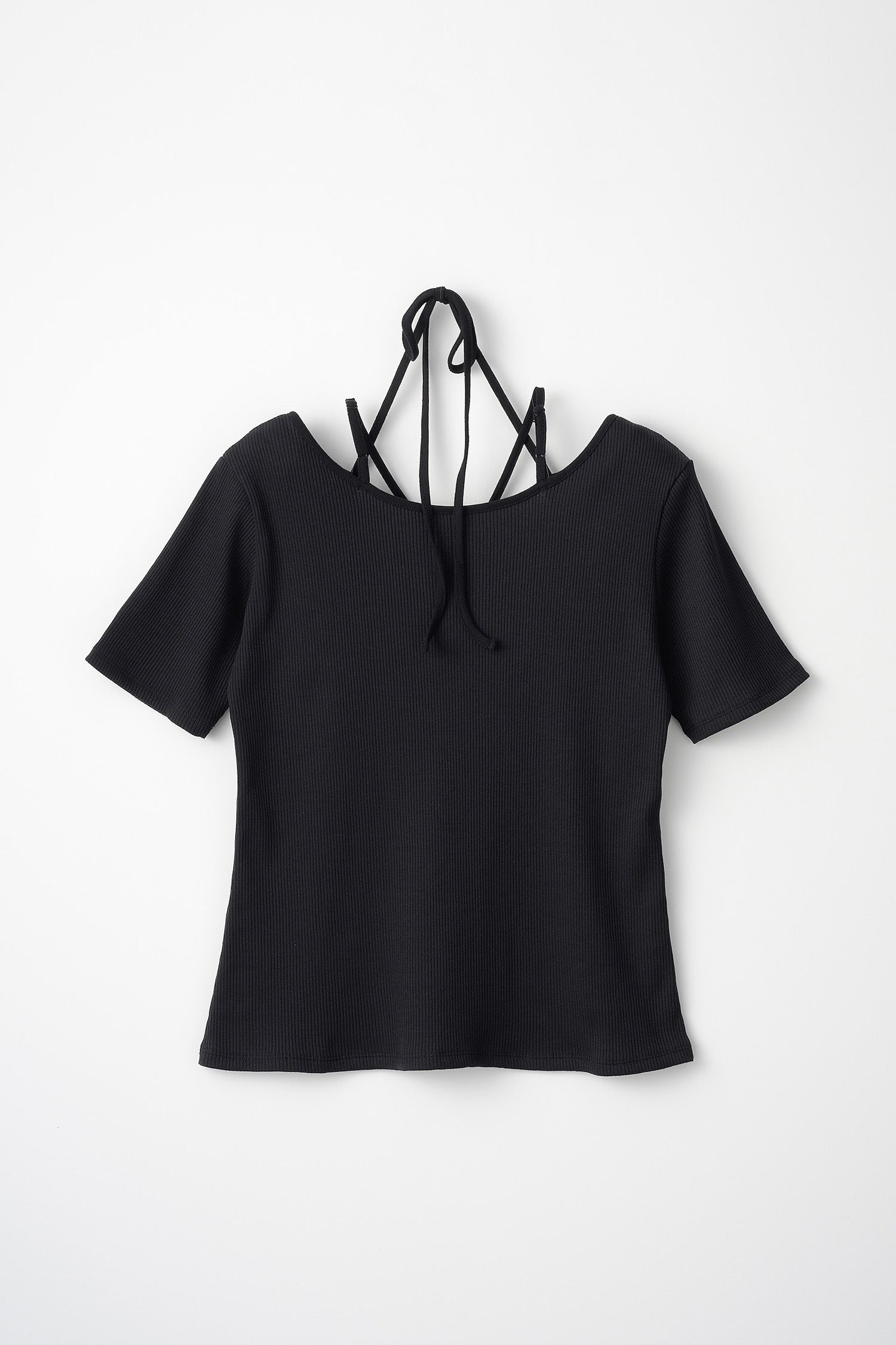 Ivy halfsleeve tops (Black)