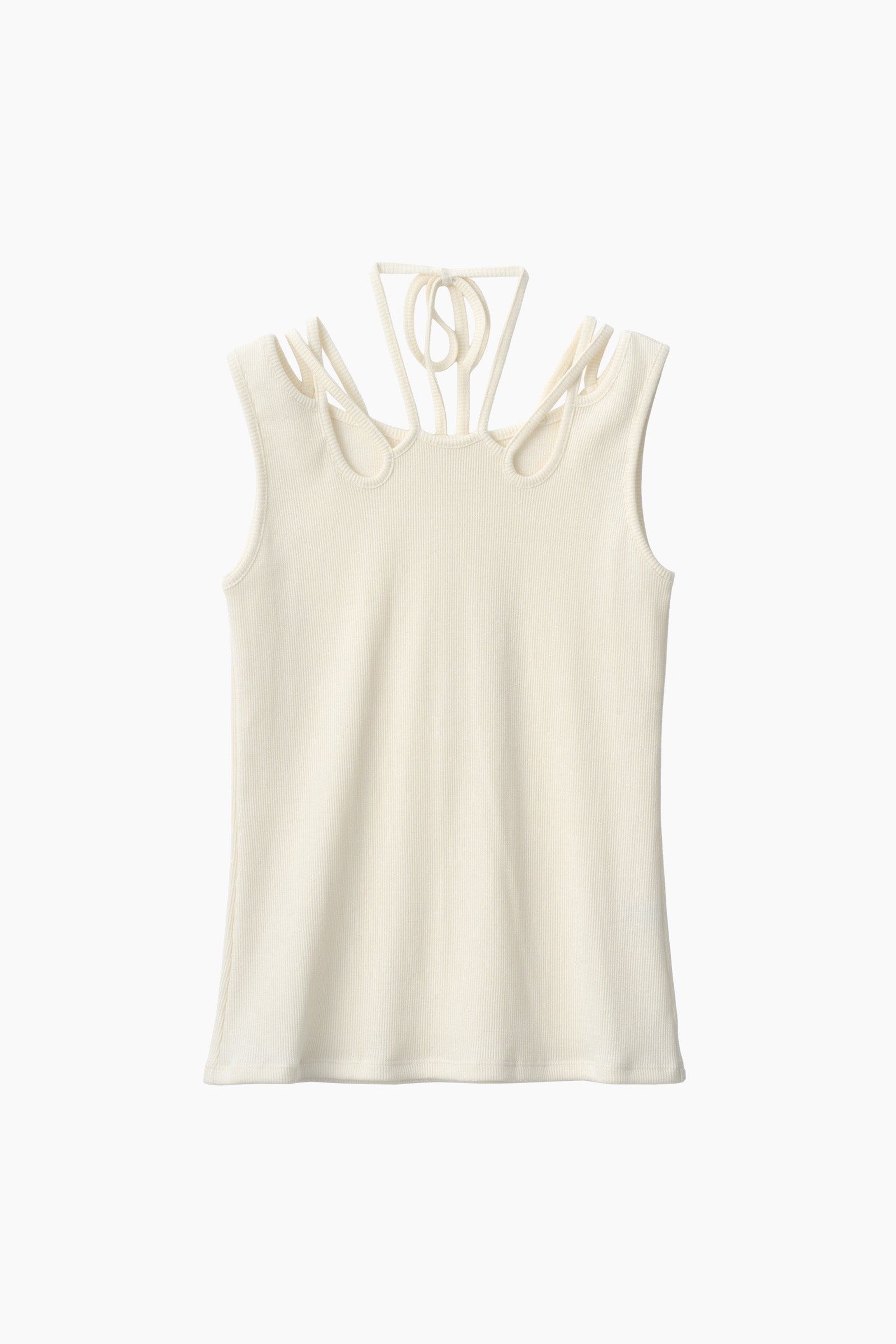 Glitter ivy tank (White)