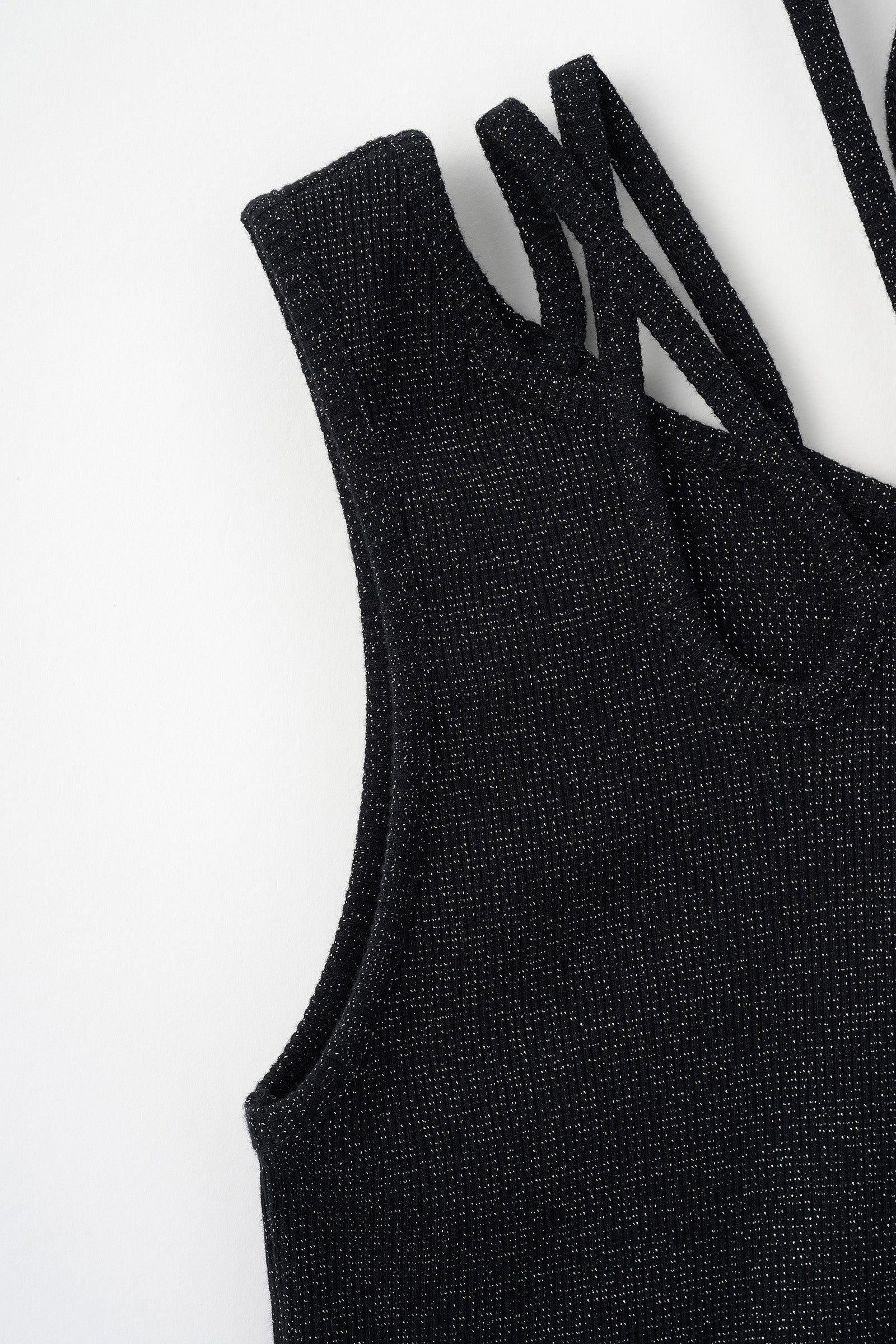 Glitter ivy tank (Black)