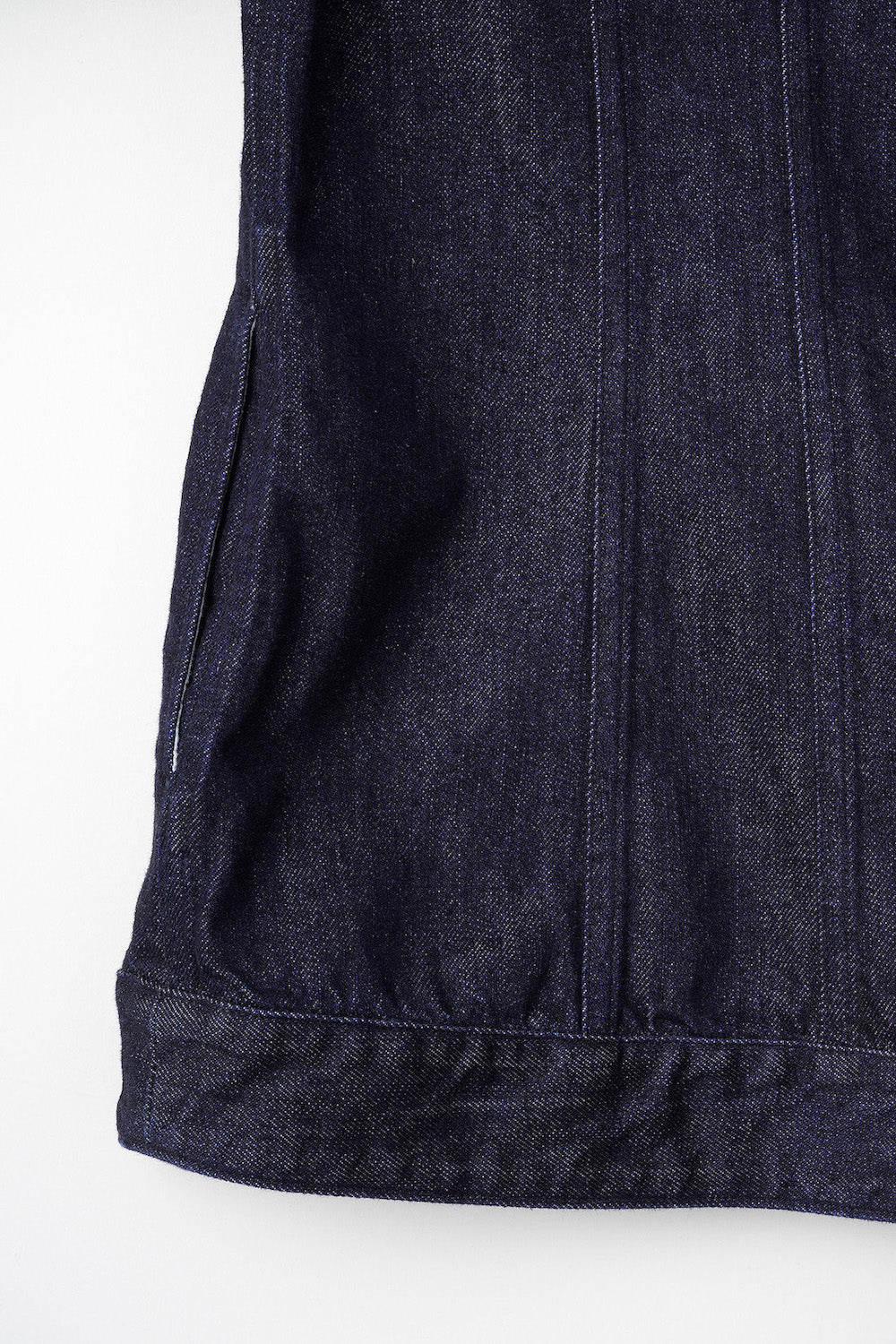 Nerine embroidered denim jacket (Indigo)