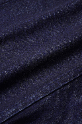 Nerine embroidered denim jacket (Indigo)