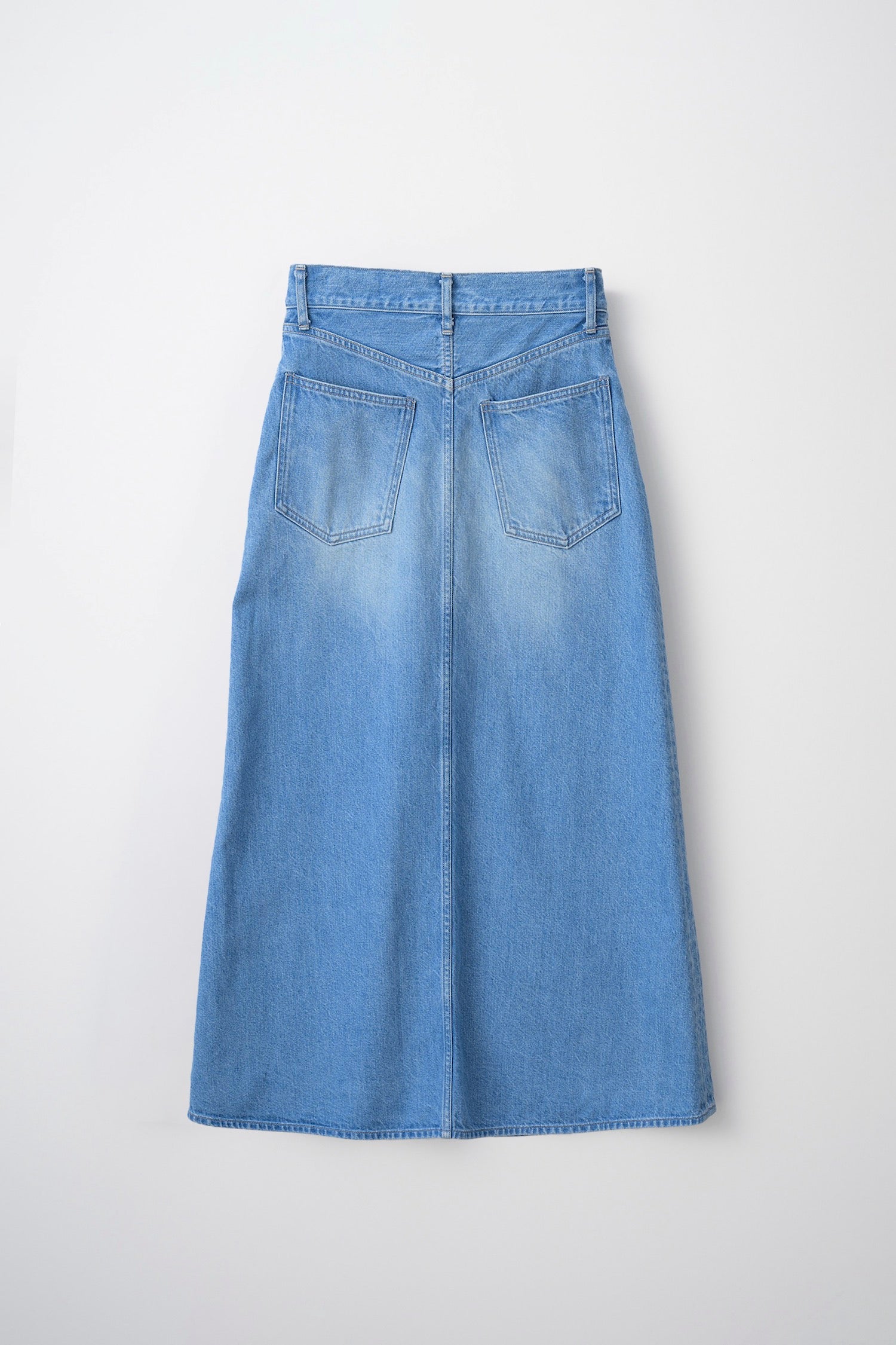 Nerine embroidered denim skirt (Blue)