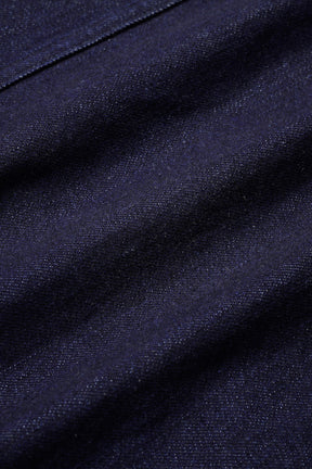 Nerine embroidered denim skirt (Indigo)