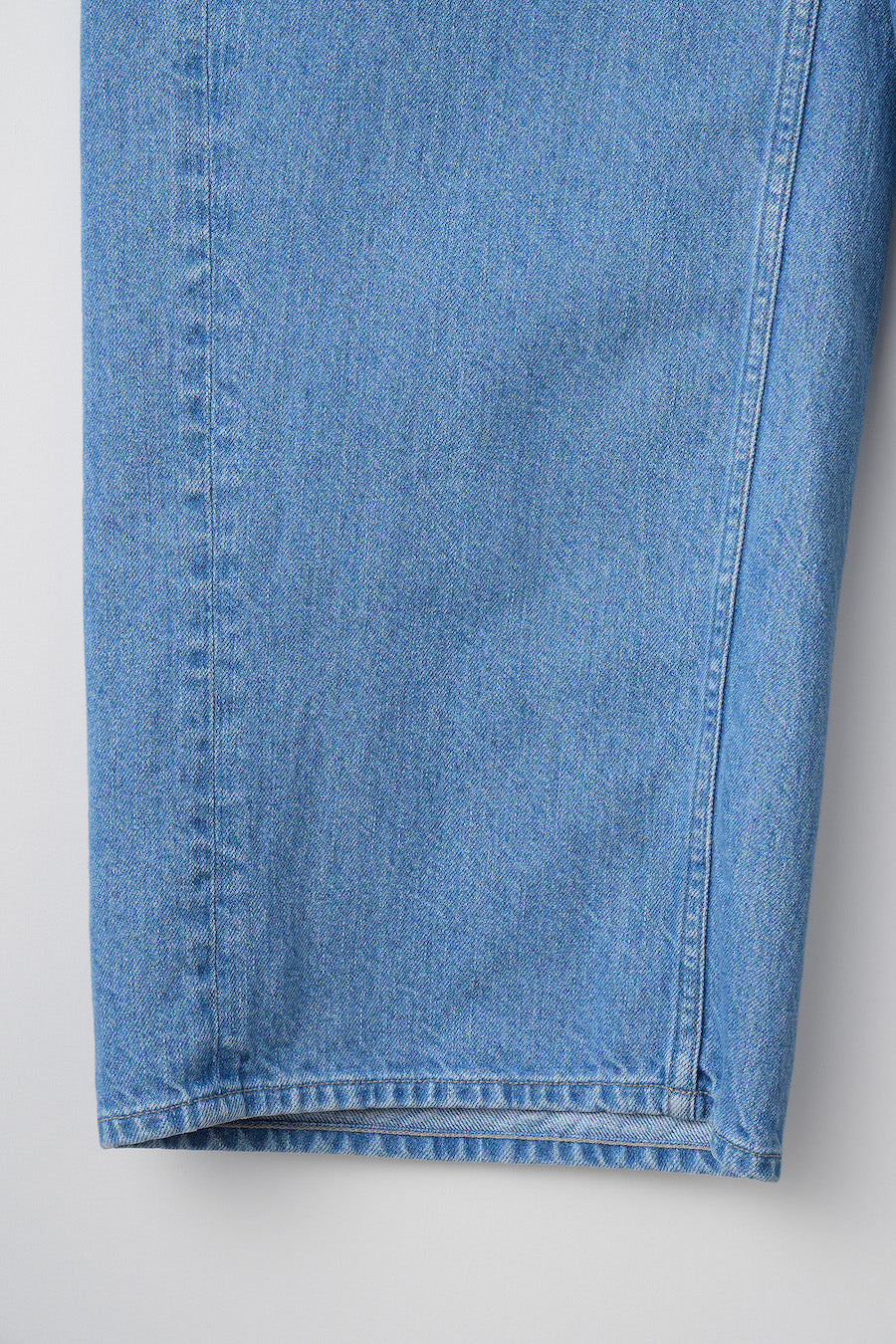 Nerine embroidered denim slacks (Blue)