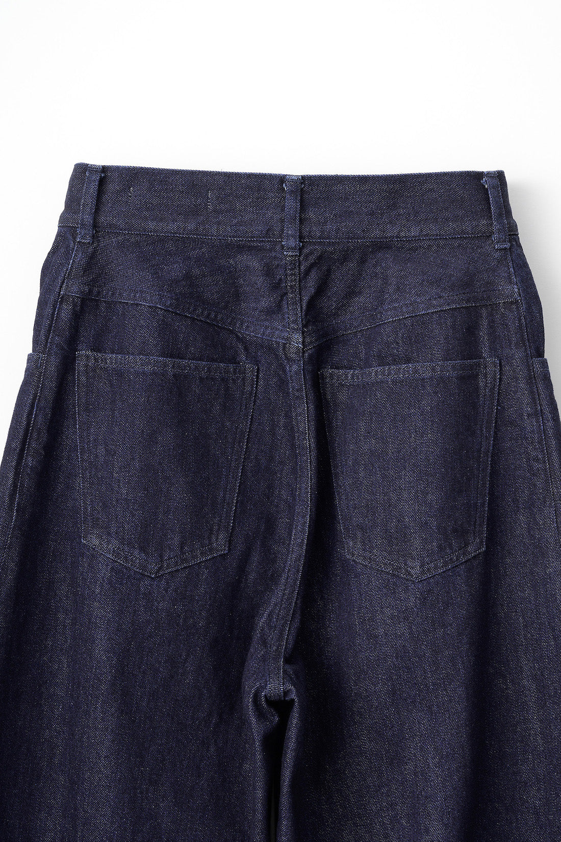 Nerine embroidered denim slacks (Indigo)