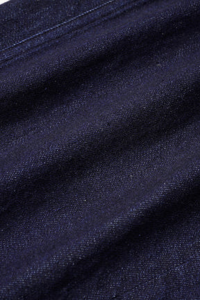 Nerine embroidered denim slacks (Indigo)
