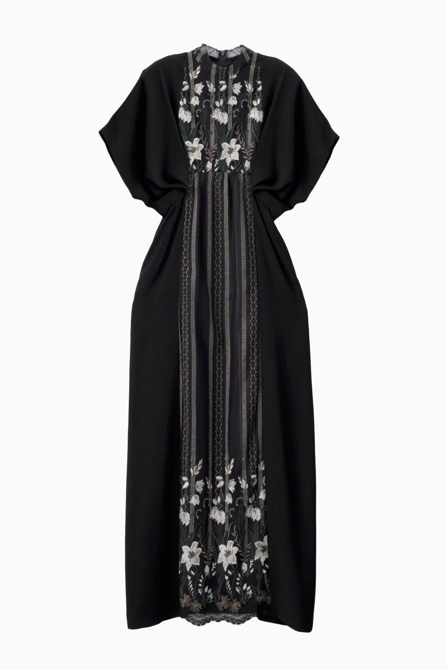 Classic lace dress set (Black)