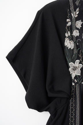 Classic lace dress set (Black)