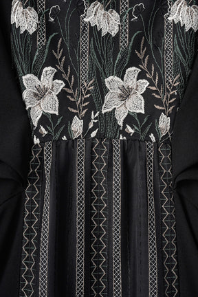 Classic lace dress (Black)