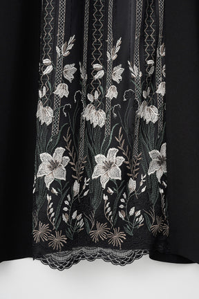 Classic lace dress (Black)