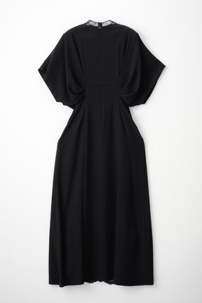 Classic lace dress set (Black)