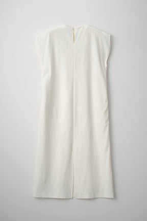 Flutter patchwork embroidered dress (White)